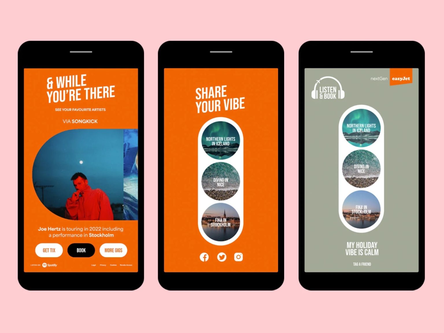 Spotify and easyJet launch campaign offering travel recommendations ...