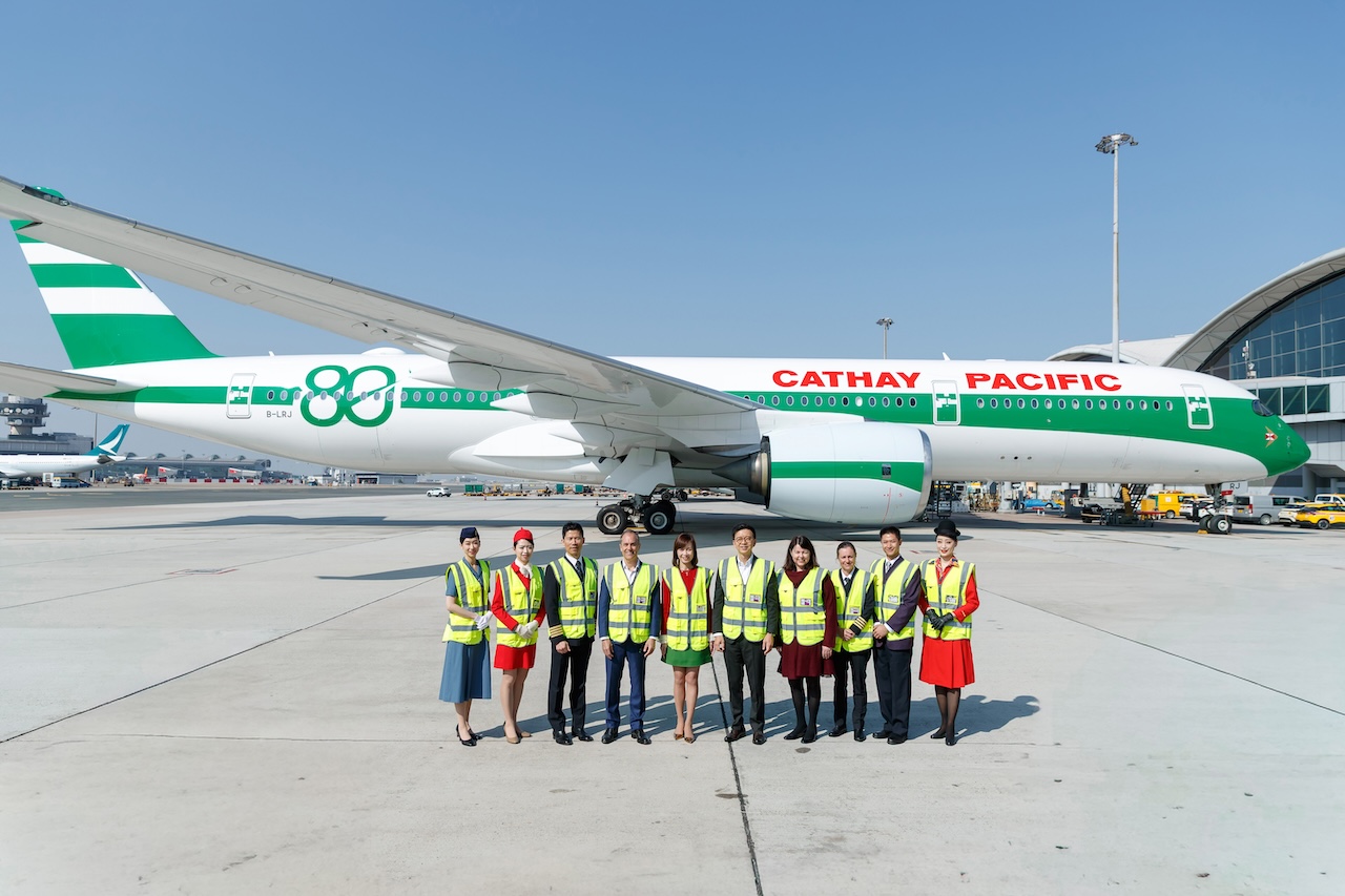 Cathay Pacific celebrates 80th anniversary with iconic retro