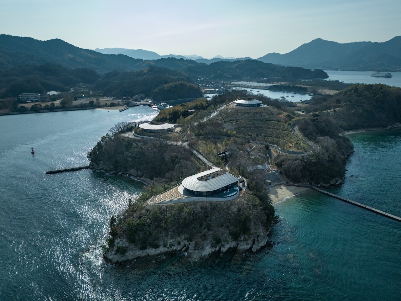 BIG completes NOT A HOTEL Setouchi trio of villas in Japan’s Seto Inland Sea