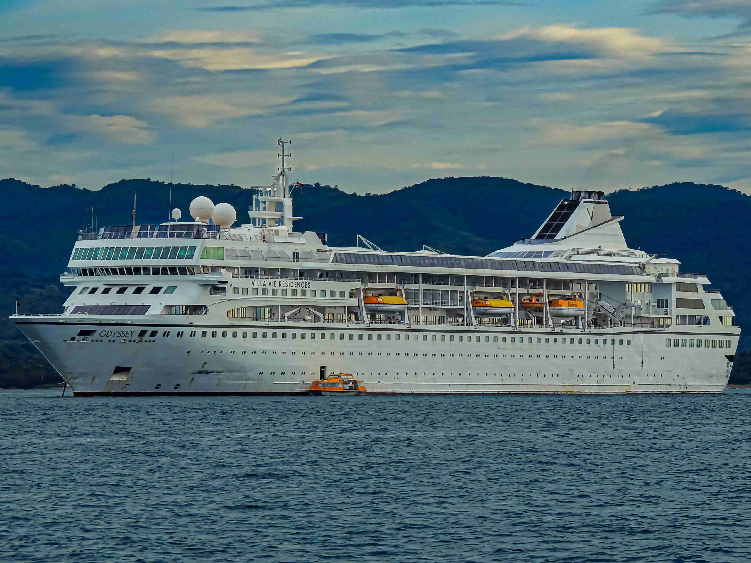 Villa Vie residential world cruise abandons passengers in Cambodia blaming unsustainable fuel costs